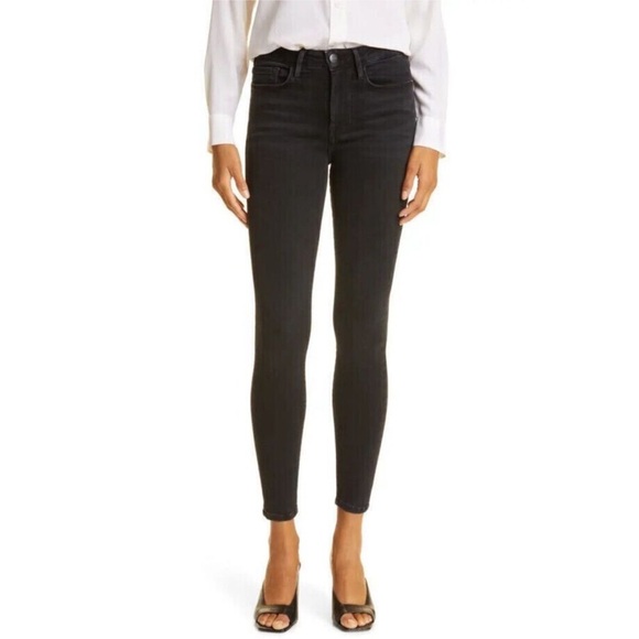 FRAME Women's Le One Skinny Jeans
Black Size 2 - Retail $218 - Picture 6 of 11